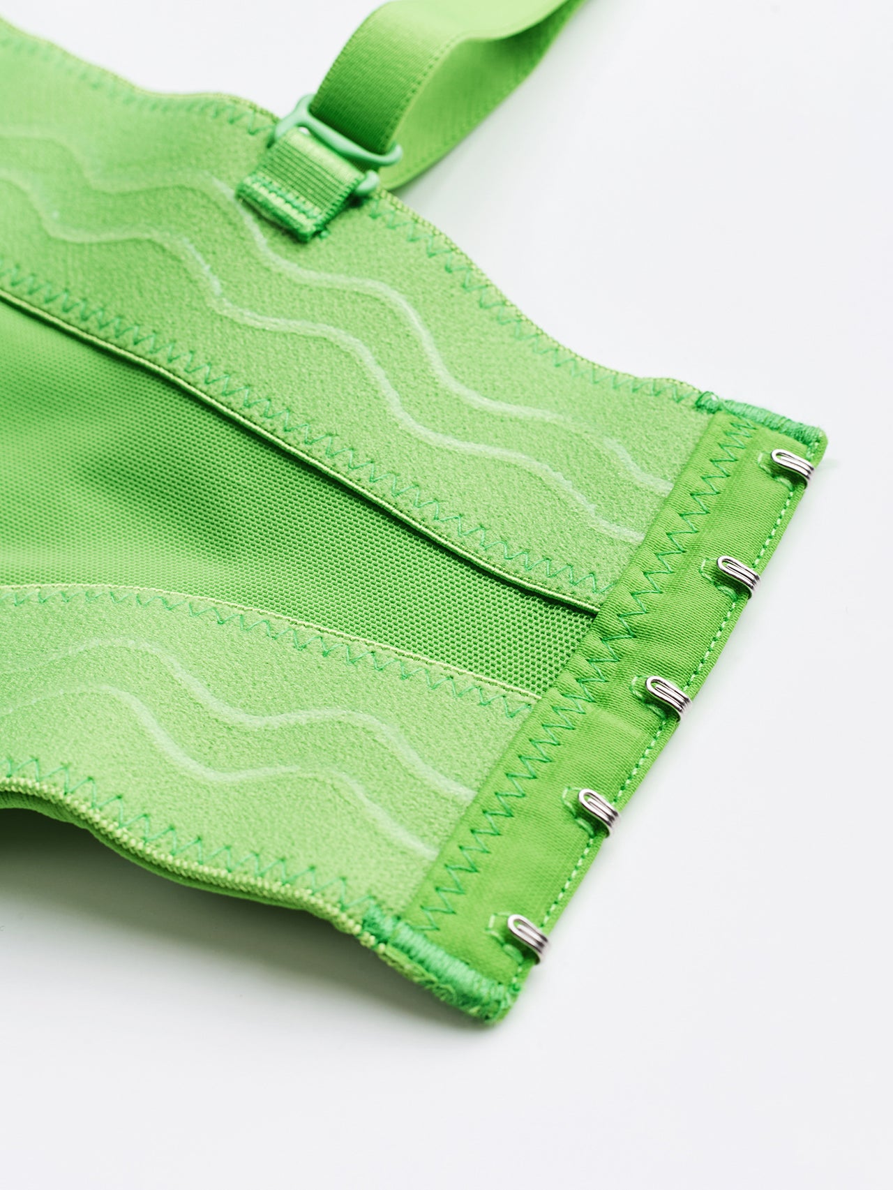 Green Beaded Rhinestone Corset Bustier Top - Modestly Vogue 