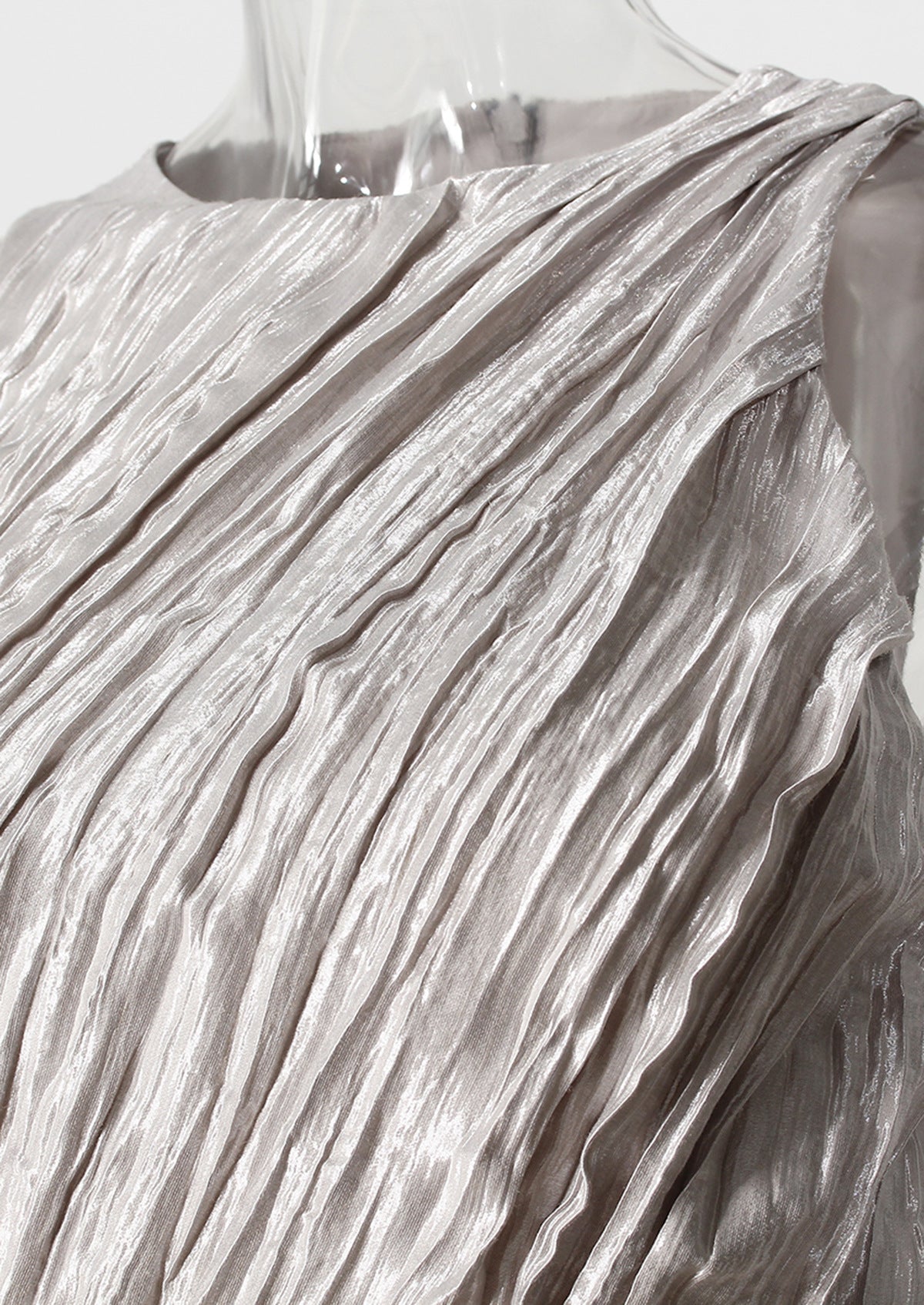 Pleated Floral Ruffled Dress – Asymmetric Retro Summer Style - Modestly Vogue 