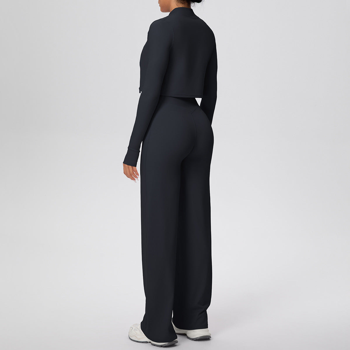 Women’s 3-Piece Sports Set | Zip Jacket, Halter Top & Pants