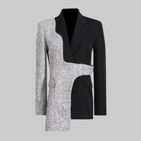 Tailored Draping Trendy Blazer Jacket - Modestly Vogue 