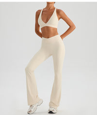 High Waist Wide Leg Yoga Pants – Bootleg & Hip Lift Fitness Pants for Women