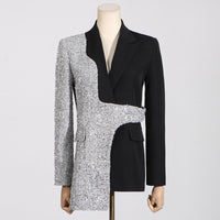 Tailored Draping Trendy Blazer Jacket - Modestly Vogue 
