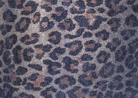 Niche Printed Gradual Layer Leopard Print Jeans Women Autumn Loose Street Straight Leg Trousers Tide