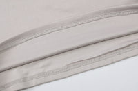 Women’s Slim Fit Long Sleeve Backless Solid Color Top