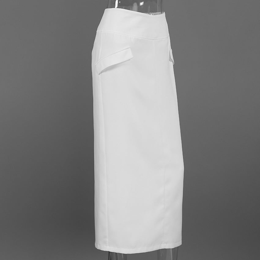 Women’s High Waist A-Line Skirt – Retro Long Spring Style - Modestly Vogue 
