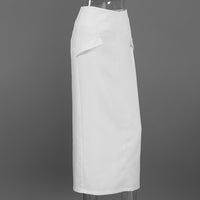 Women’s High Waist A-Line Skirt – Retro Long Spring Style - Modestly Vogue 