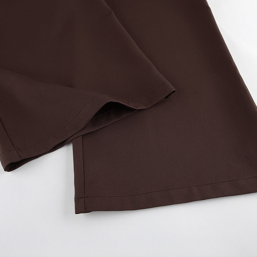 Layered Wide-Leg Pant Set - Modestly Vogue 