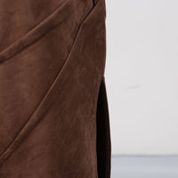 Personalized Street High Slit Long Skirt Autumn Pleating Lace up Fashionable Niche Skirt