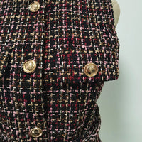 French Socialite Chanel Elegant Vest Coat Women Autumn Lace up Top - Modestly Vogue 