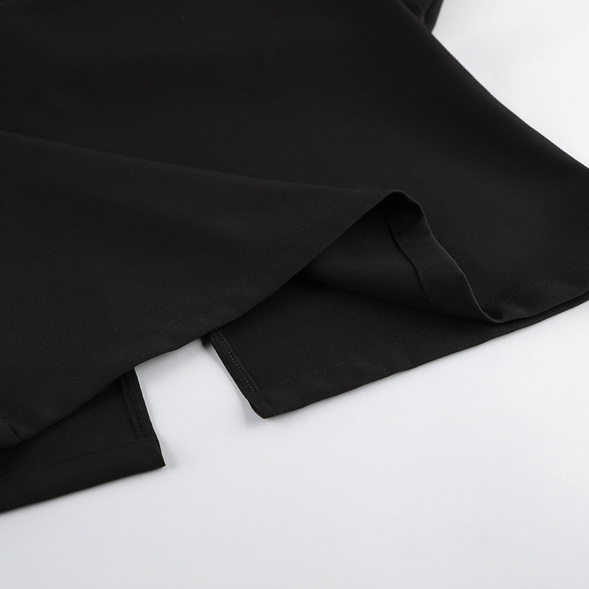 The Structured Button Detail Midi Dress - Modestly Vogue 