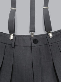 Suspender Trousers Women Adjustable Detachable Shoulder Strap Pocket Daily Workplace Casual Trousers - Modestly Vogue 