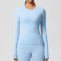 Nude Feel Brushed Slimming High-Strength Yoga & Running Long Sleeve