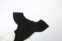 Elegant Off The Shoulder Ruched Waist Formal Holiday Dress - Modestly Vogue 