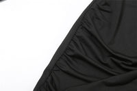 Fall Women’s Round Neck Long Sleeve Sheath Ribbon Dress