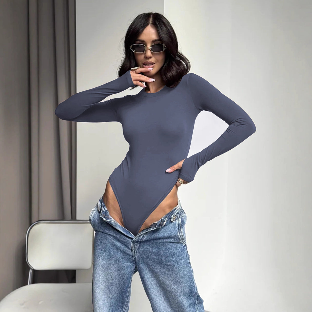 Women’s Long Sleeve Base Layer Bodysuit