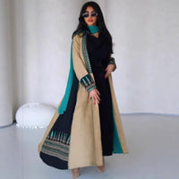 Designer Casual Mid-Length Abaya Kimono