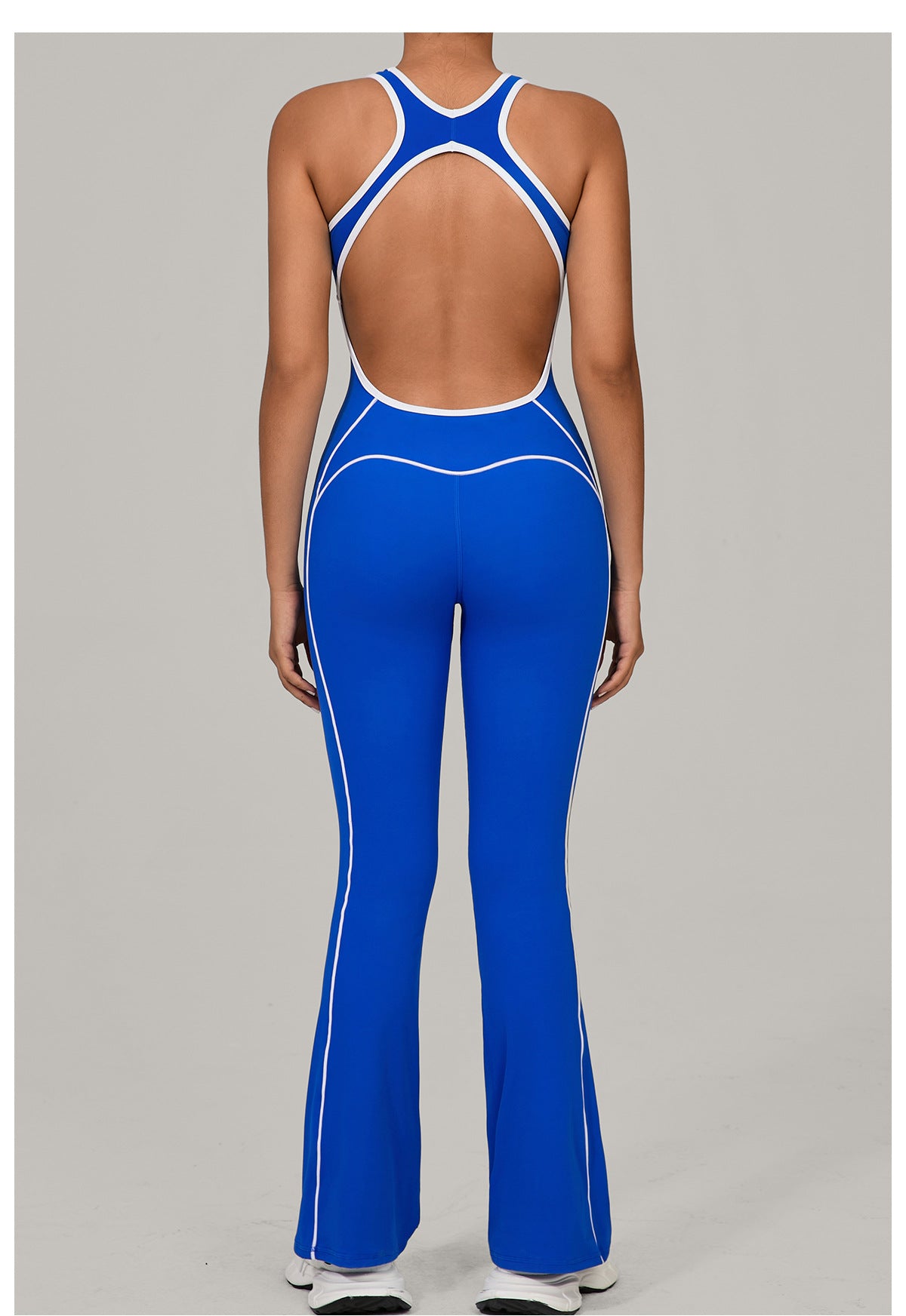 Yoga Clothes Dance Sports Jumpsuit Hip Lifting Pleated Slightly Pull Yoga Jumpsuit