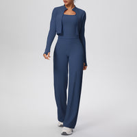 Three-Piece Set-Badge Blue