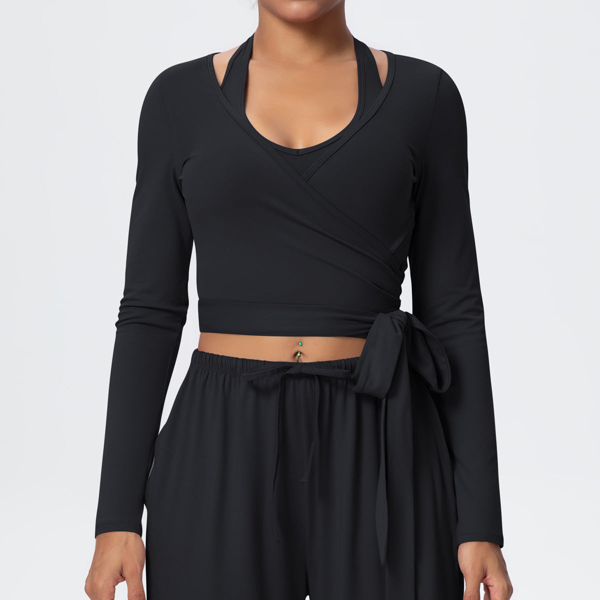 Brushed Yoga Long Sleeve Strap – Personalized Yoga & Fitness Wear