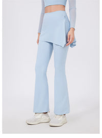 Yoga Pants with Skirt | One-Piece Modest Fitness Leggings - Modestly Vogue 