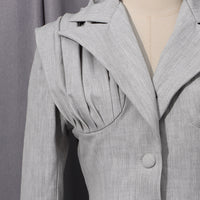 Niche Design Slim Fit Autumn Office Stitching High Grade Ribbon Coat for Women - Modestly Vogue 