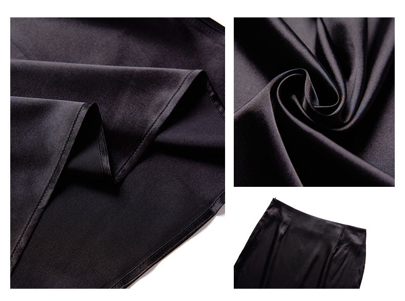 Satin Skirt for Women – Casual Spring Summer Style - Modestly Vogue 