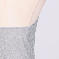 Halter Knitted Sequin Collar High Neck Tank Top - Modestly Vogue 