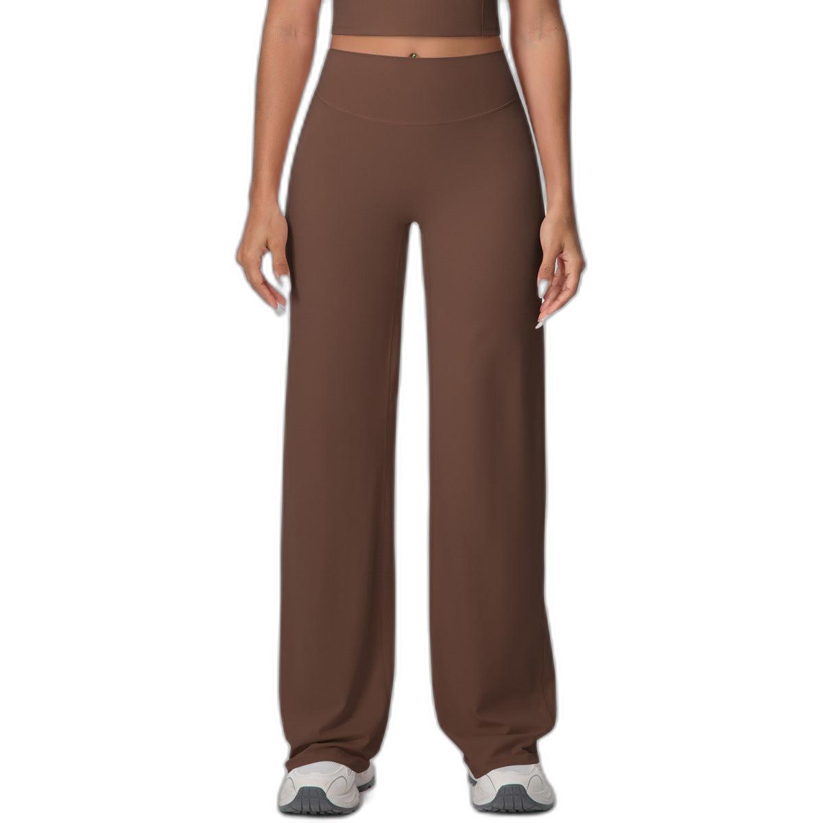 Yoga Pants Thin Skin Friendly High Waist Straight Pants Loose Thin Yoga Wear Sports Outdoor Workout Clothes