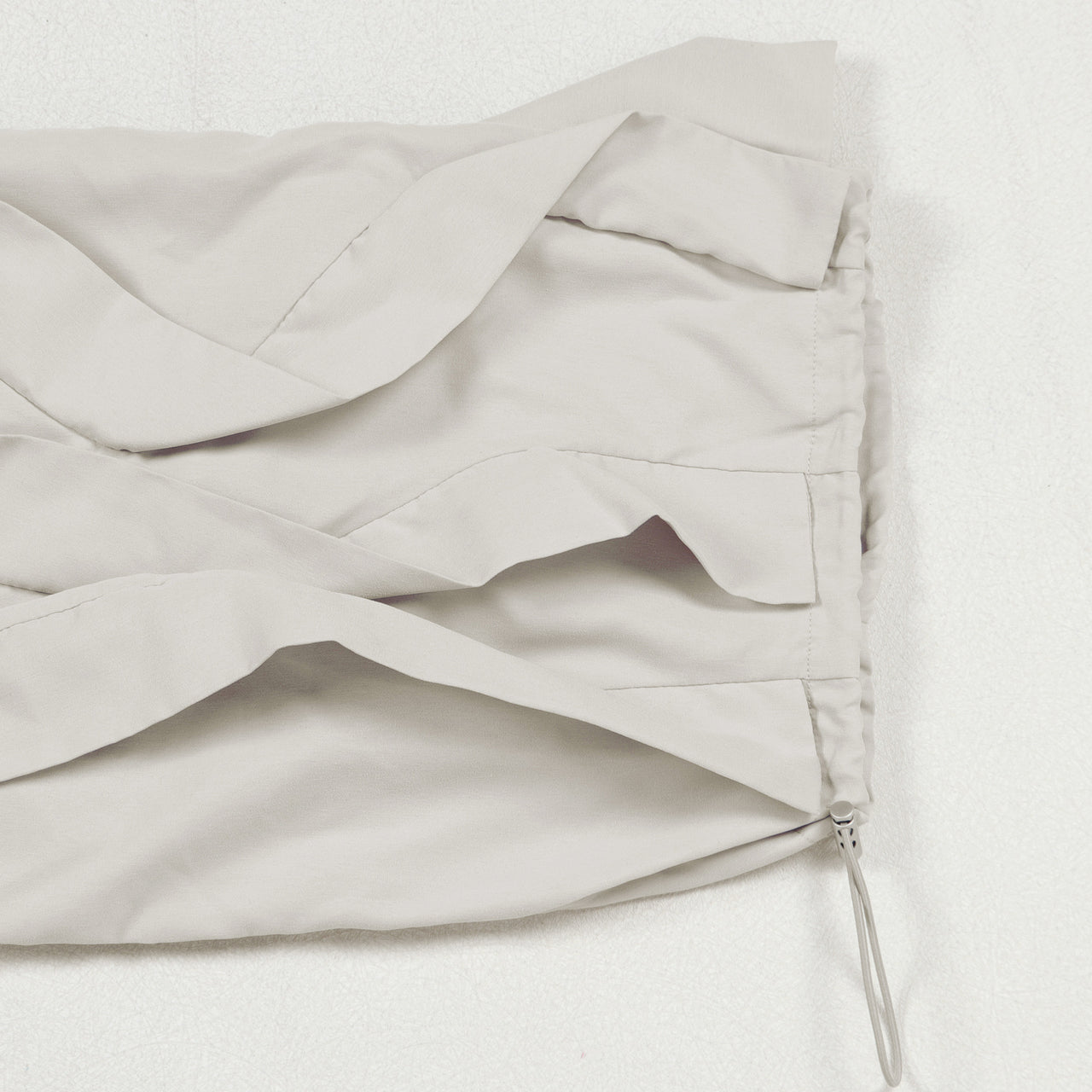 Taupe Ruffle Leg Ankle Banded Pants - Modestly Vogue 