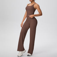 Micro Brushed Solid Color H Shaped Yoga Wear Set