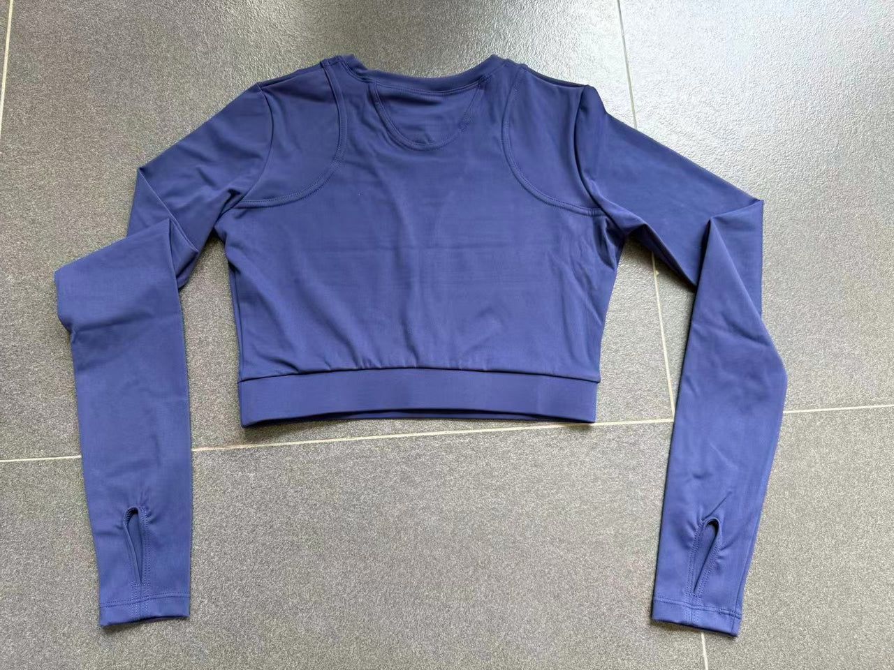 Long Sleeve Yoga Clothes High Strength Workout Clothes Pilates Running Sport Long Sleeve Top