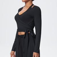 Brushed Yoga Long Sleeve Strap – Personalized Yoga & Fitness Wear