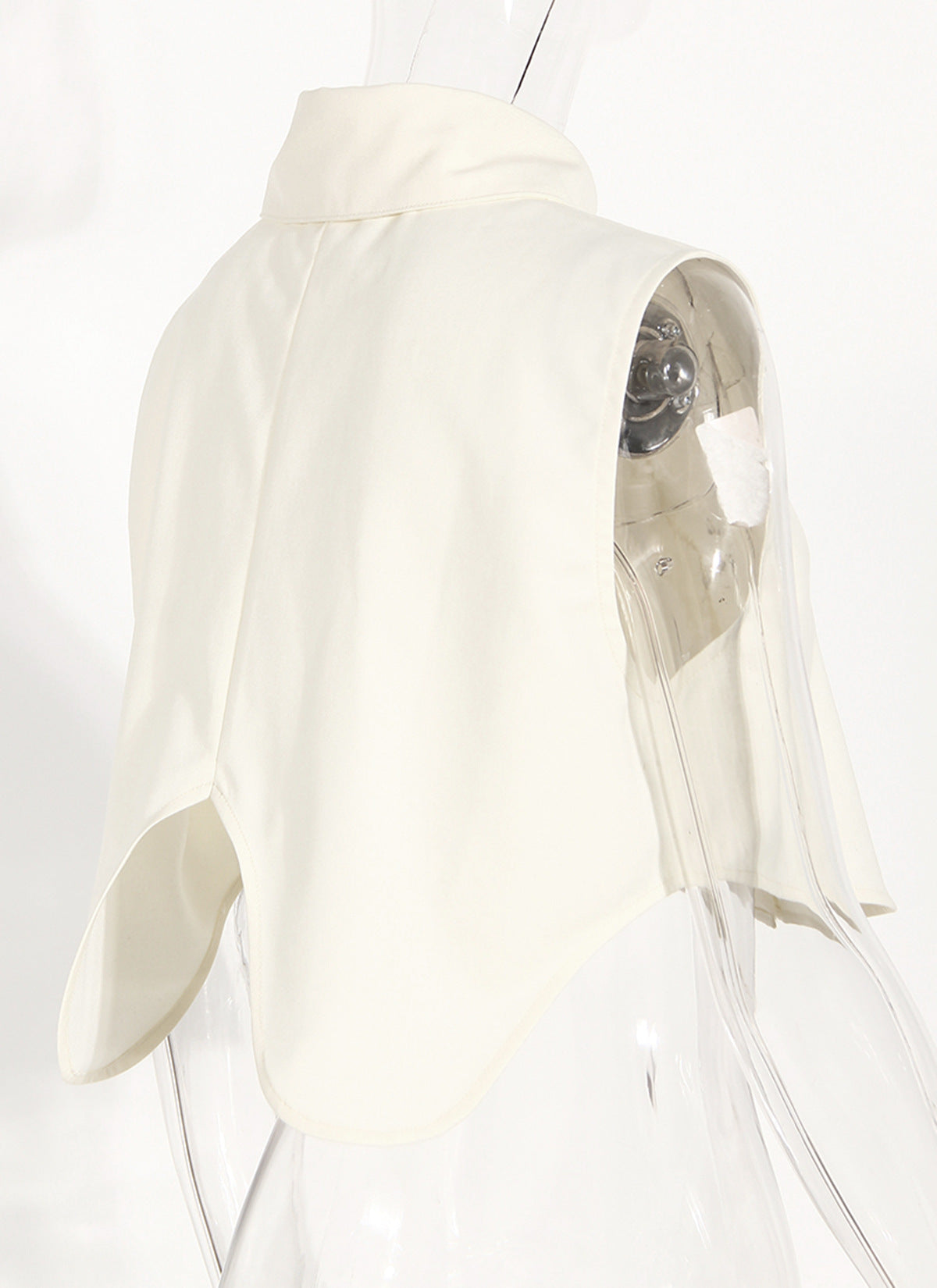 Neutral Two-Piece Set Women Spring Vest Shawl Suit Sleeveless Short Shirt Personality Sneaky Design Suit - Modestly Vogue 