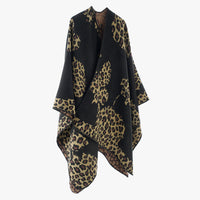 Ethnic Color Matching Shawl – Warm Large Cape Scarf for Photography