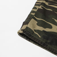 Earthtone High Street Retro Denim Camouflage Pants - Multi Pocket Workwear for Women