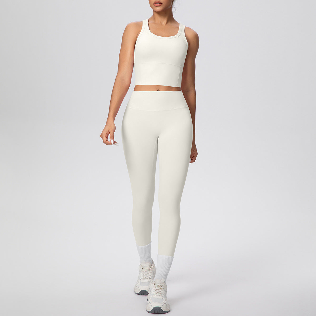 Vest Trousers Suit-Light Ivory
