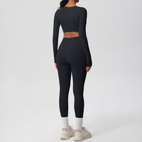 Blue Studio Sculpt Women’s Exercise Set – Soft & Breathable - Modestly Vogue 