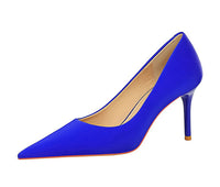 Simple Stiletto Heel Office High Heels Women - Pointed Toe Thin Shoes