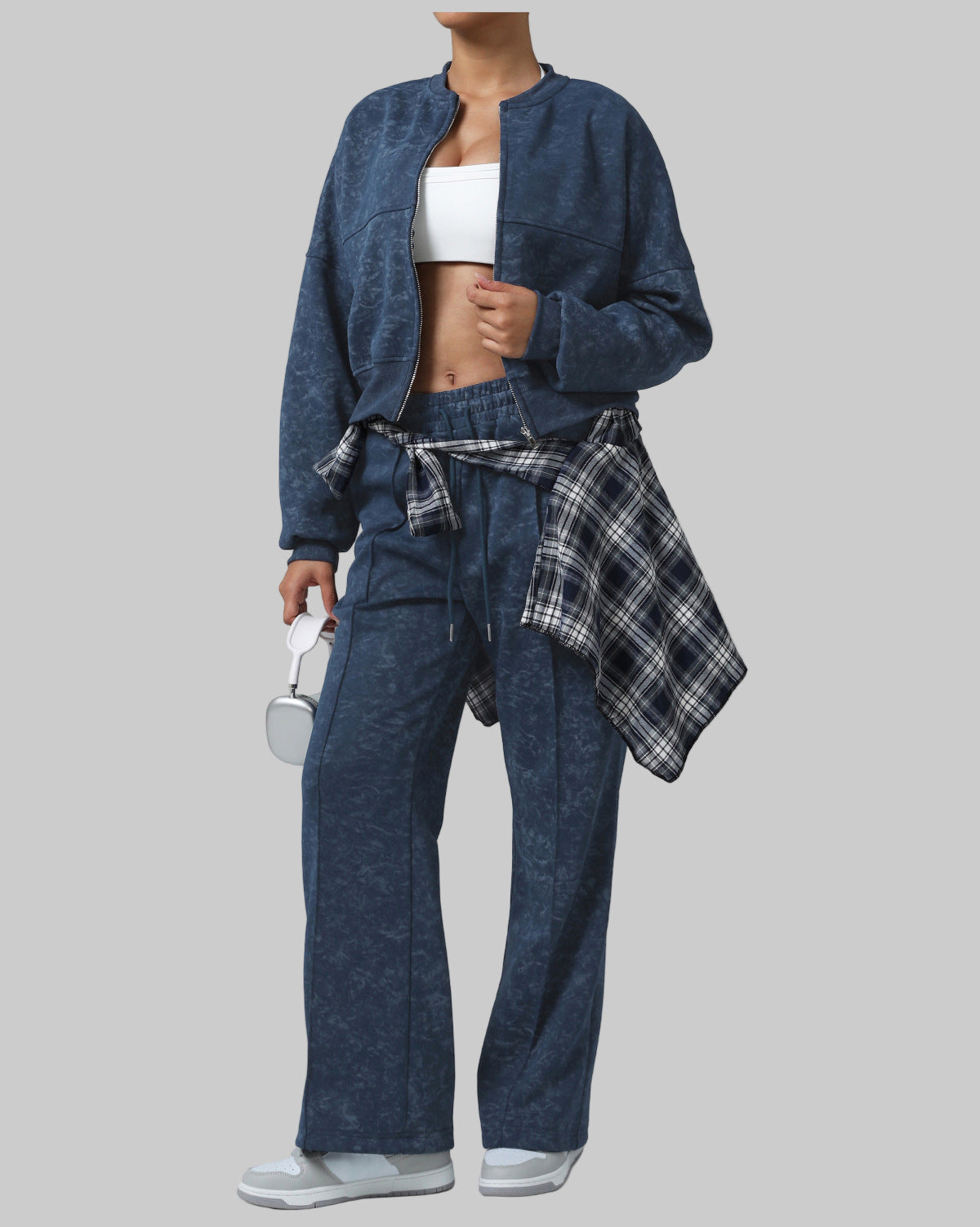 Asymmetric Yoga Set – Casual Sports Autumn Winter Two-Piece Set