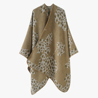 Ethnic Color Matching Shawl – Warm Large Cape Scarf for Photography