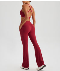 High Waist Wide Leg Yoga Pants – Bootleg & Hip Lift Fitness Pants for Women