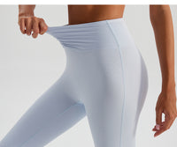 Nude Feel High Waist Yoga Pants – Hip Lift Bell Bottom Fitness Pants