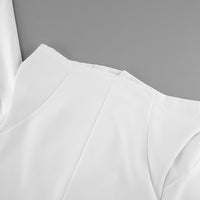 Women’s V-Neck Long Sleeve Loose Short Coat – Minimalist Chic