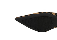 Kitten Heel Slingback PU Leather Closed Toe Heels Sandals Shoes - Modestly Vogue 