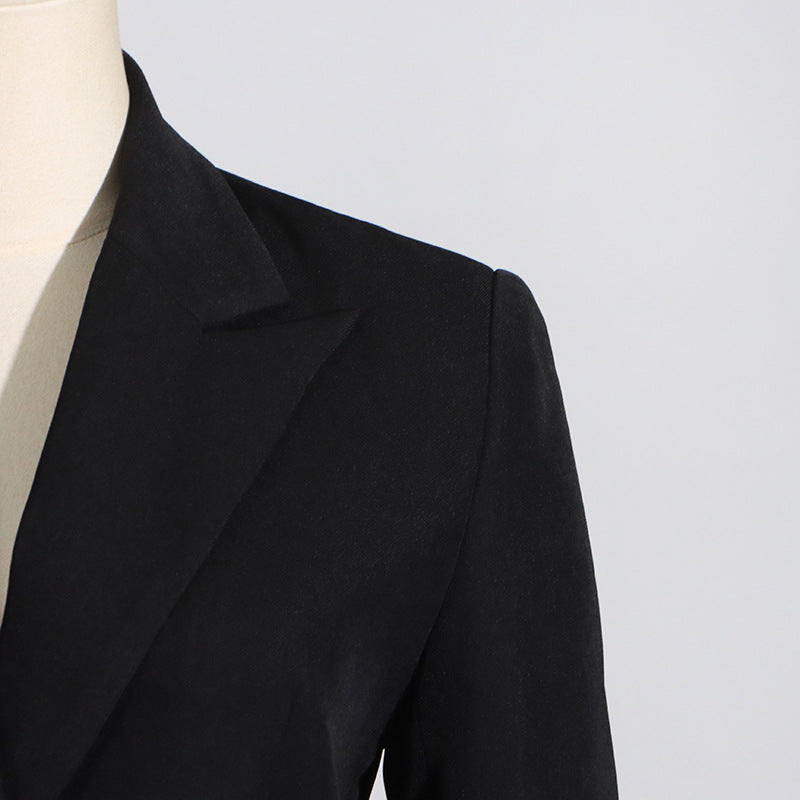Tailored Draping Trendy Blazer Jacket - Modestly Vogue 