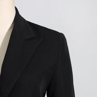 Tailored Draping Trendy Blazer Jacket - Modestly Vogue 