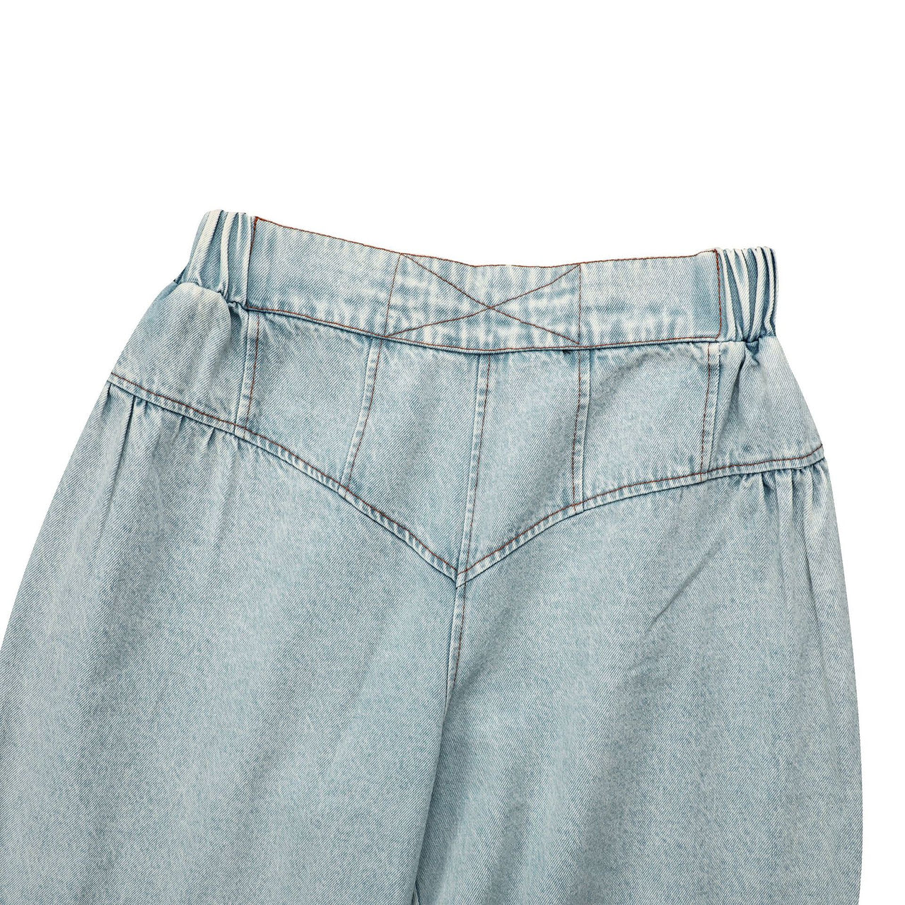 Blue Denim Jeans Sleeveless Two Piece Set - Modestly Vogue 