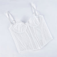Women’s Lace Camisole with Built-In Bra and Pads