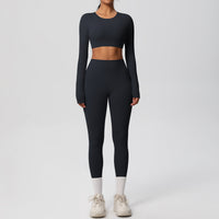 Blue Studio Sculpt Women’s Exercise Set – Soft & Breathable - Modestly Vogue 