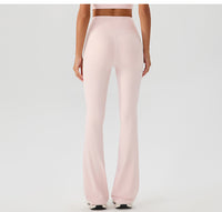 Nude Feel High Waist Yoga Pants – Hip Lift Bell Bottom Fitness Pants